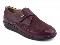 231161 Сурсил-Орто (Sursil-Ortho), туфли для взрослых, кожа, стрейч, бордовый, полнота 5 в Иркутске