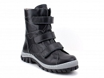 207ч (31-40) Аквелла (Akwella), ботинки зимние ортопедические с высоким берцем, натуральная шерсть, кожа, черный в Иркутске