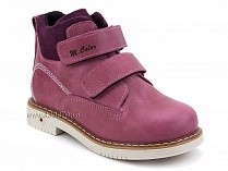 1071-10 (26-30) Миниколор (Minicolor), ботинки детские ортопедические профилактические утеплённые, кожа, флис, розовый в Иркутске