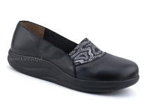 81-22-417/58Ч Рикосс (Ricoss) туфли для взрослых, кожа, черный, полнота 9 в Иркутске