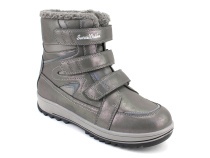 А35-100-4 Сурсил (Sursil-Ortho), ботинки подростковые ортопедические с высоким берцем, зимние,  шерсть, кожа, текстиль, серый в Иркутске