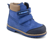 505 Д(23-25) Минишуз (Minishoes), ботинки ортопедические профилактические, демисезонные утепленные, нубук, байка, джинс в Иркутске