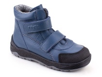 2458-702 Тотто (Totto), ботинки детские утепленные ортопедические профилактические, кожа, джинс в Иркутске