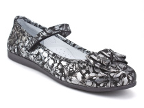 36-250 Азрашуз (Azrashoes), туфли подростковые ортопедические профилактические, кожа, черный, серебро в Иркутске