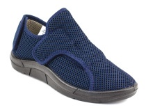 010ПБ-Ж-Т4 С  (77202-33386) Алми (Almi), туфли для взрослых, текстиль, синий в Иркутске