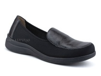 84-52Т-22-402/30 Рикосс (Ricoss) туфли для взрослых, кожа, лак, текстиль, черный, полнота 9 в Иркутске
