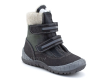 23011-120-01 (21-25)  Тапибу (Tapiboo), ботинки детские демисезонные утепленные ортопедические профилактические , байка, кожа, нубук, серый в Иркутске